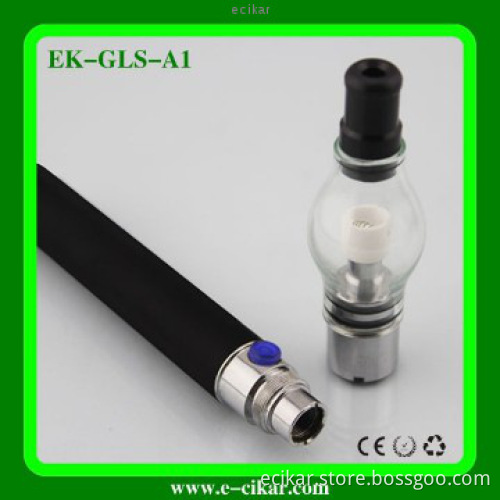 glass dome vaporizer starterkit dry herb/wax atomizer glass dome vapor